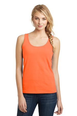 Women's Junior The Concert Tank - Neon Orange