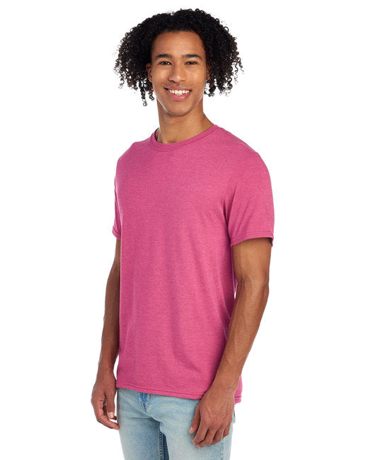 Unisex Premium Blend Ring-Spun T-Shirt - Raspberry Heather