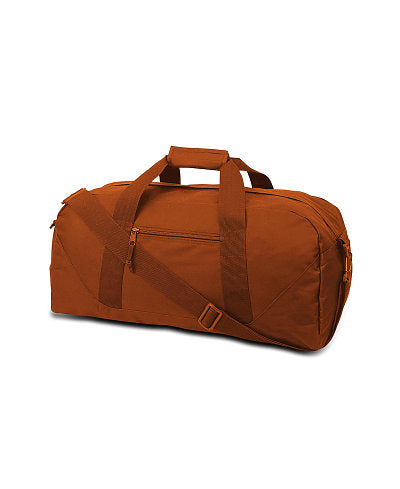 Large Square Duffel - Burnt Orange