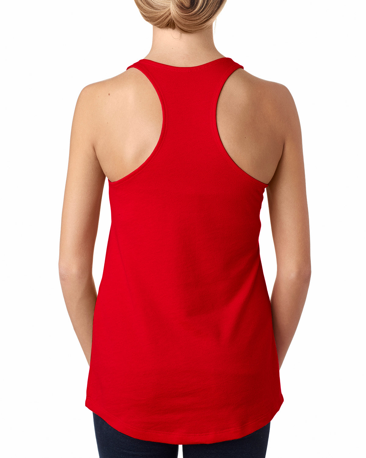 Women's French Terry Racerback Tank - Red