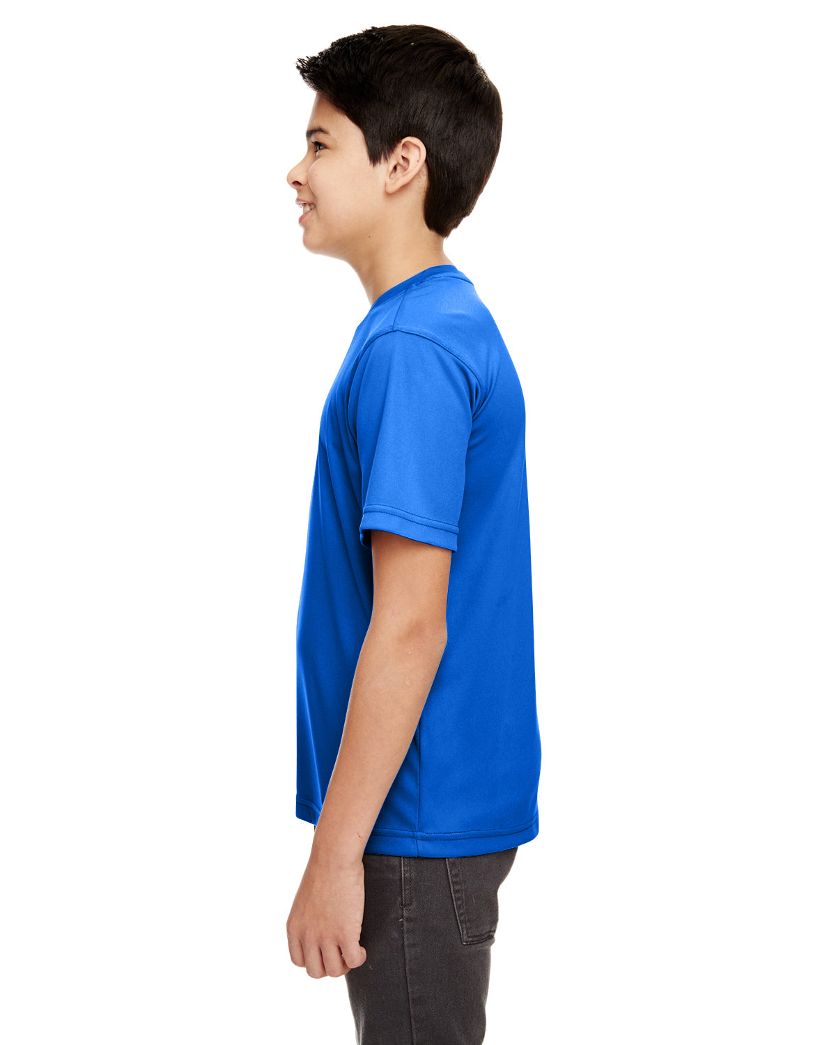 Youth Cool & Dry Basic Performance T-Shirt - Royal