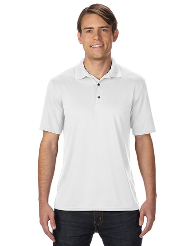 Unisex Performance® Jersey Polo - White