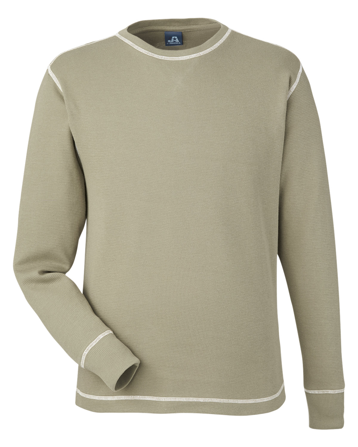 Men's Vintage Long-Sleeve Thermal T-Shirt - Olive