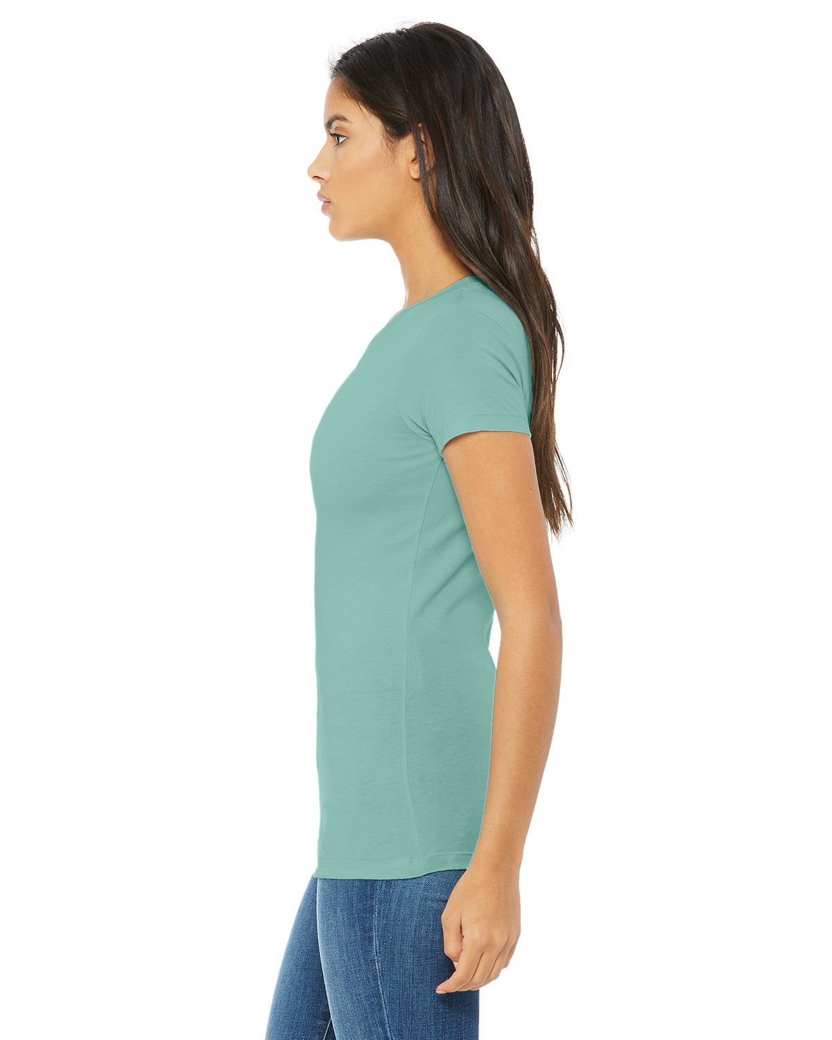 Women's Junior Fit Favorite T-Shirt - Seafoam Blue