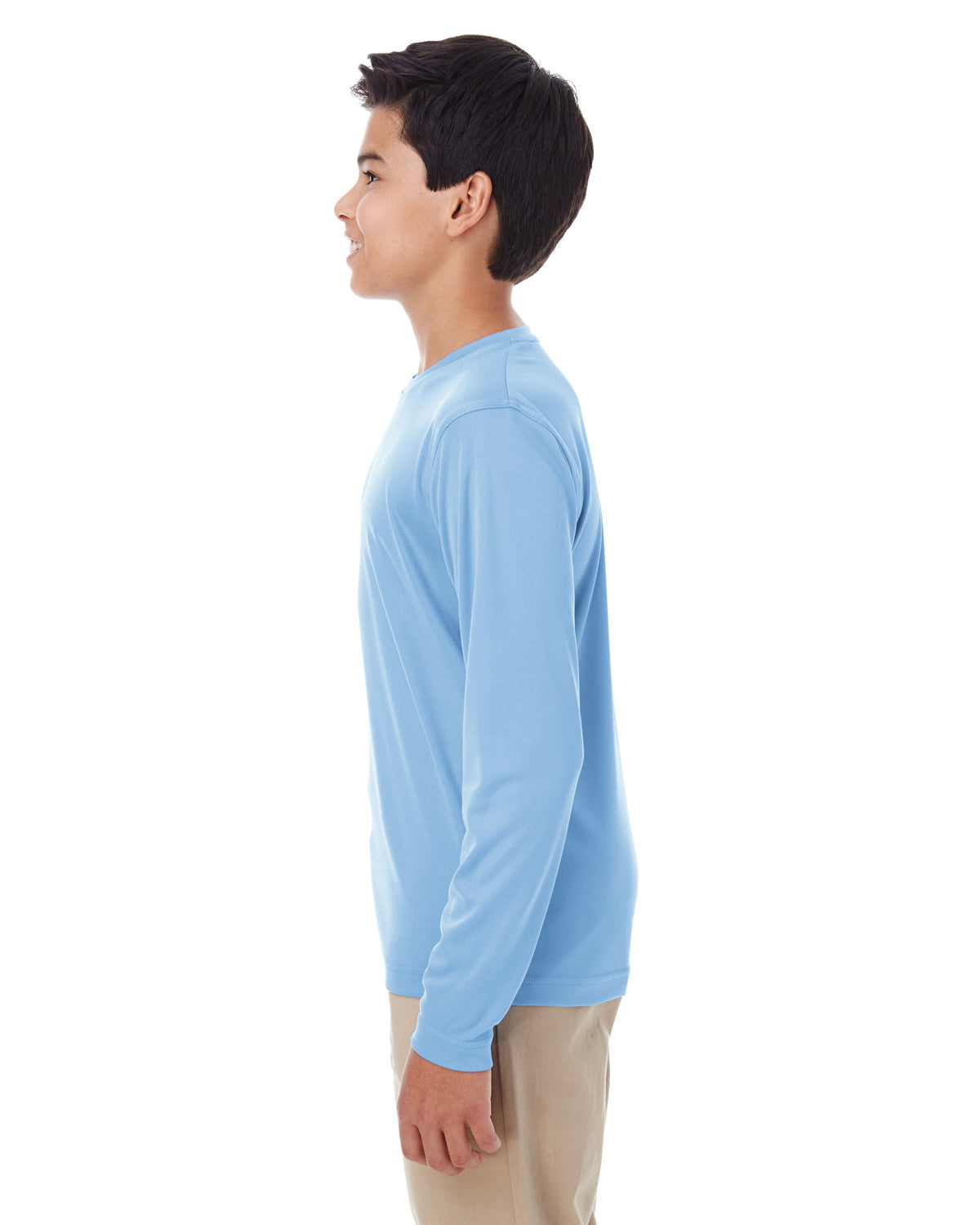 Youth Cool & Dry Performance Long-Sleeve Top - Columbia Blue