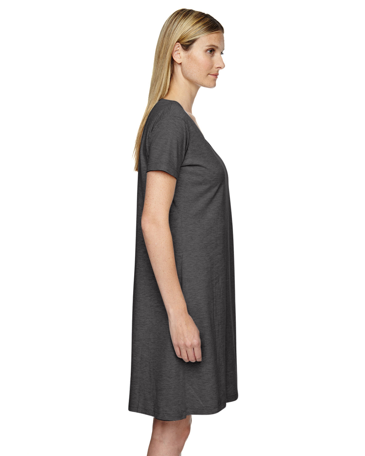 Women's V-Neck Cover-Up - Vintage Smoke
