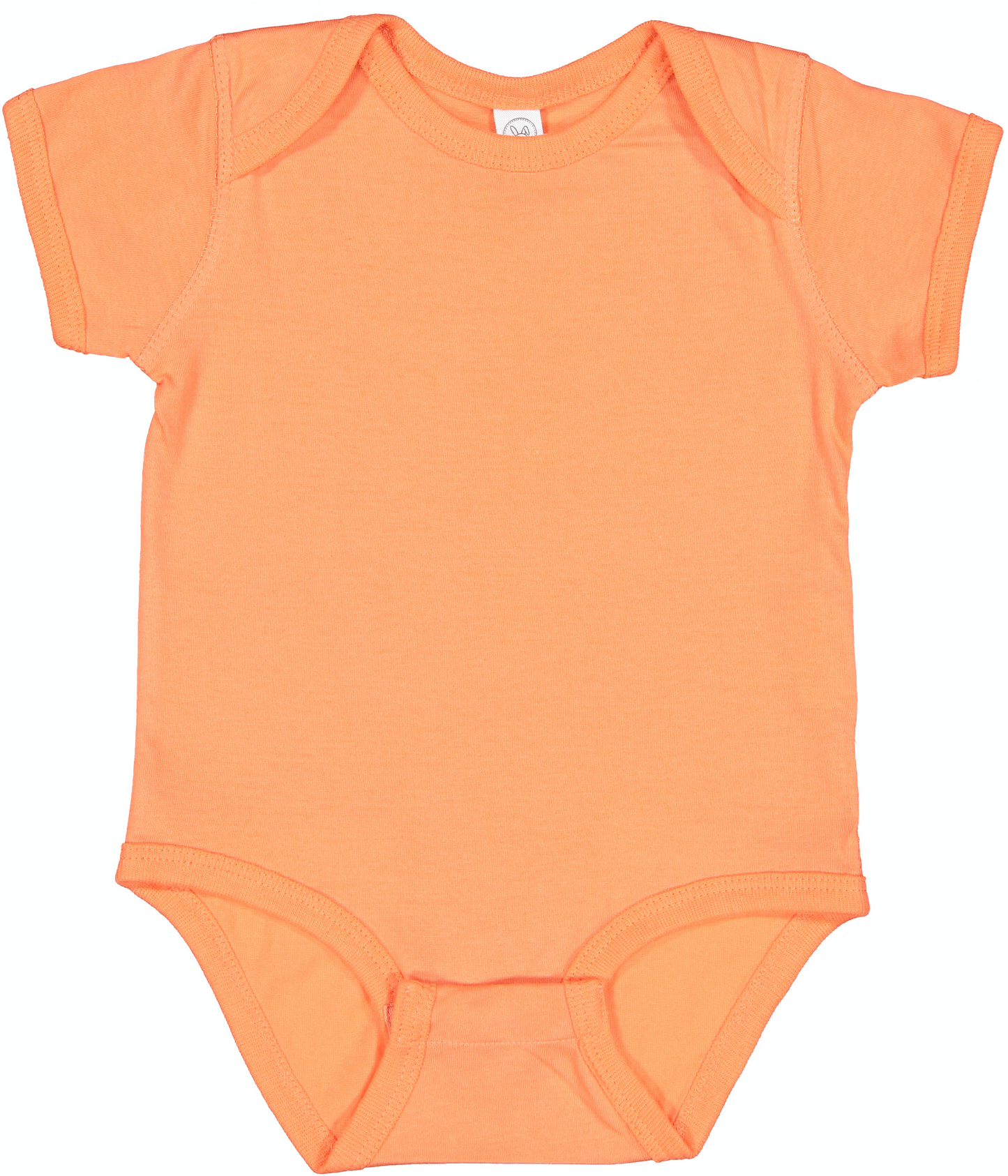 Infant Fine Jersey Bodysuit - Papaya