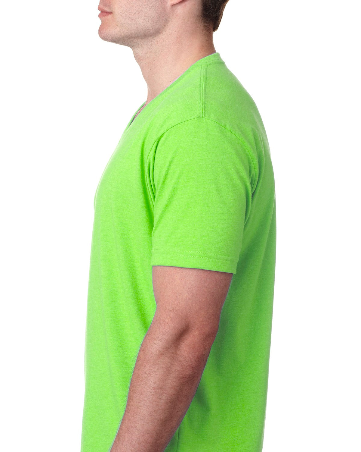 Men's CVC V - Neon Heather Green