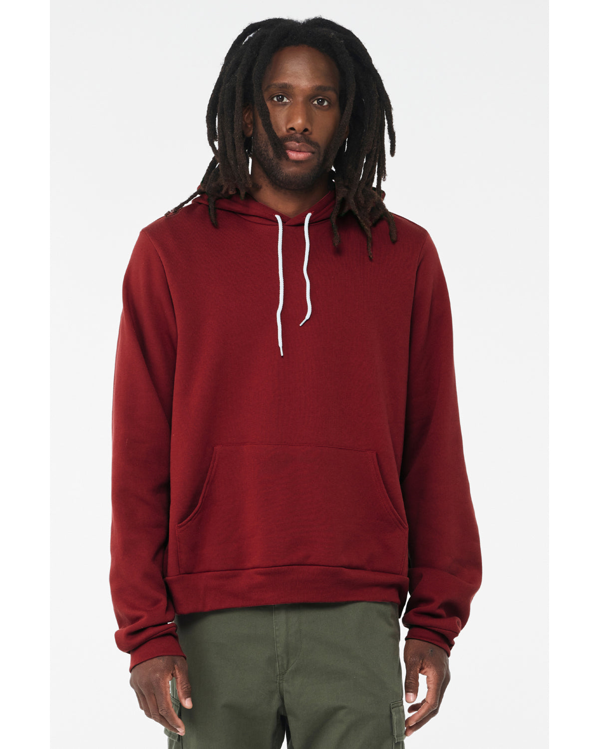 Unisex Sponge Fleece Pullover Hoodie - Cardinal