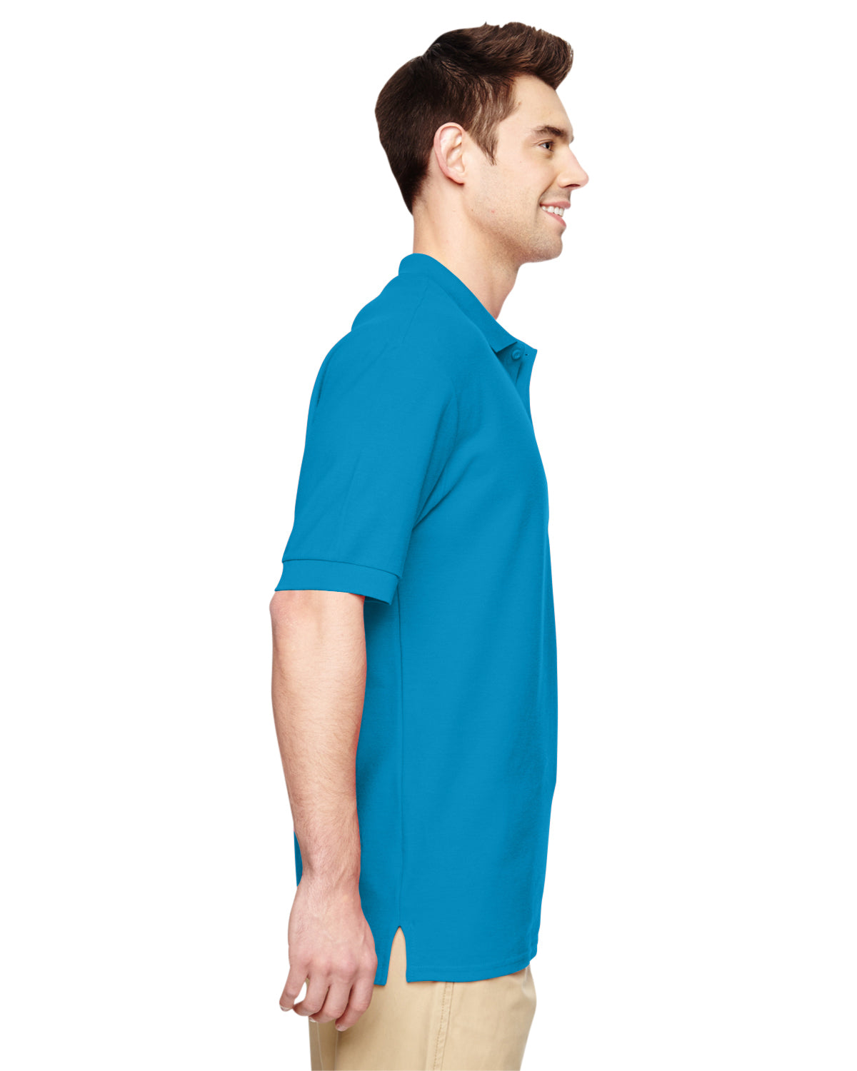 Unisex Premium Cotton®  Double Piqué Polo - Sapphire
