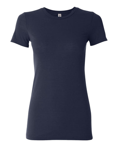 Women's Cotton/Polyester Tee - Navy