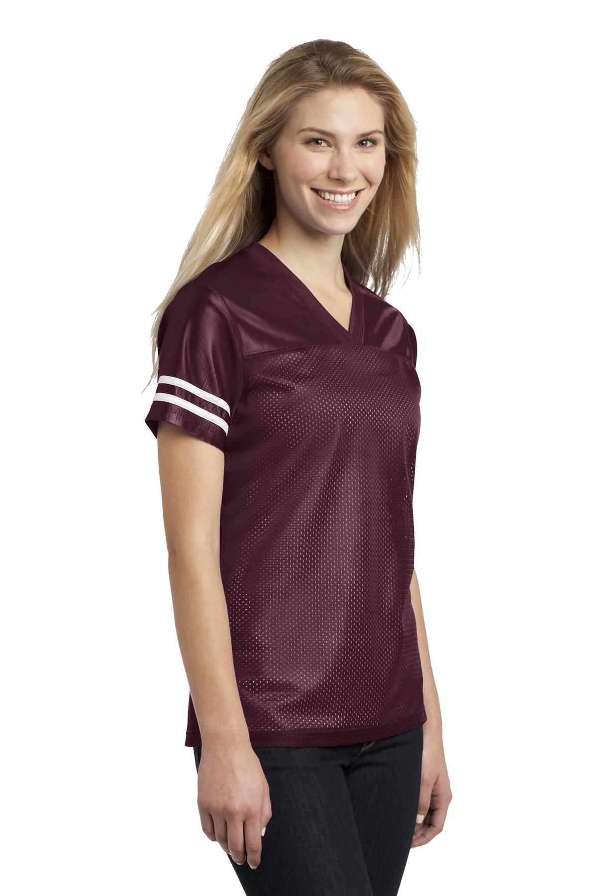 Women's PosiCharge Replica Jersey - Maroon / White