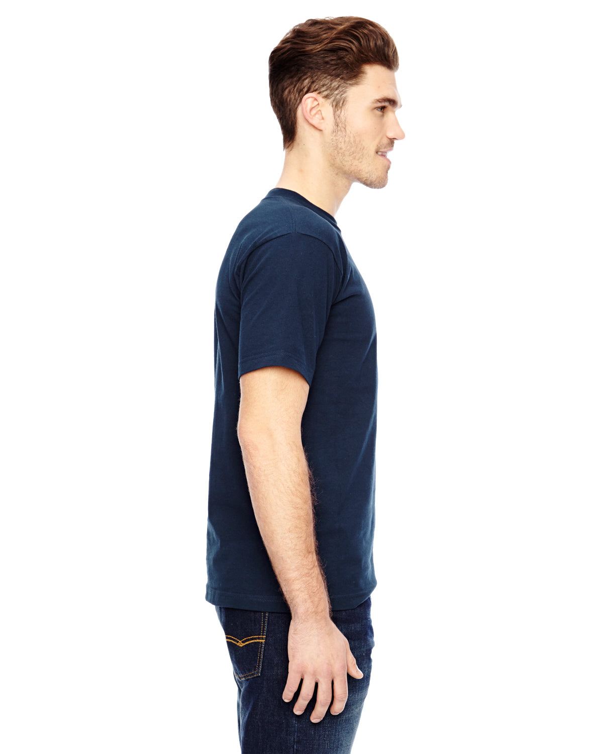 Unisex 100% Cotton Pocket T-Shirt - Navy