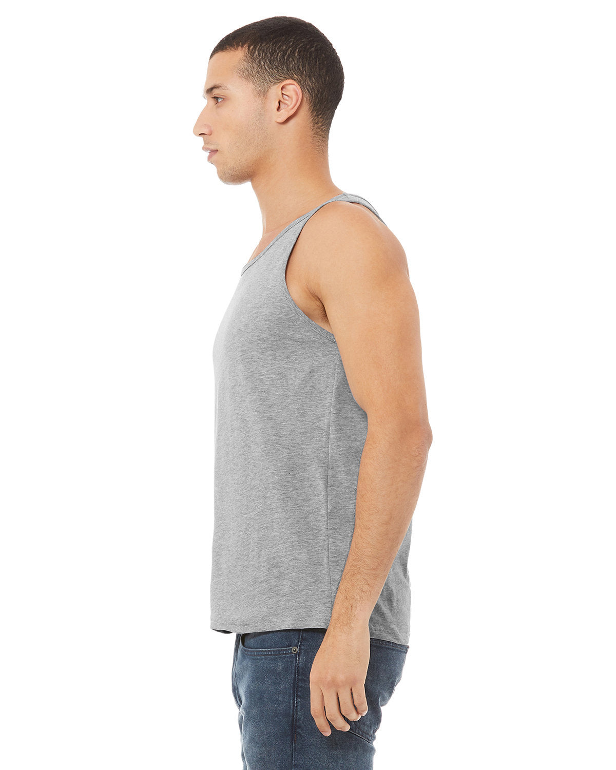 Unisex Heather CVC Tank - Heather Athletic