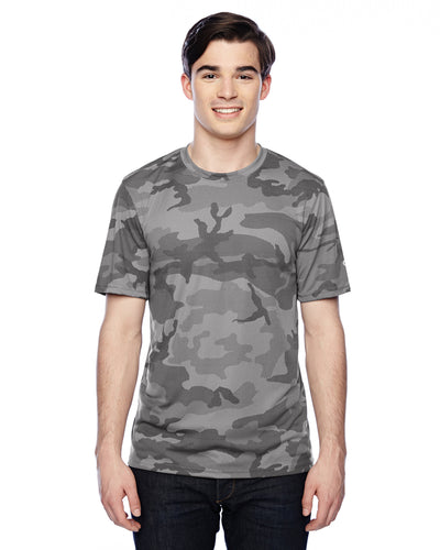 Unisex Double Dry® Interlock T-Shirt - Stone Gray Camo