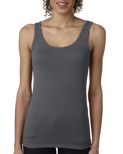 Women's Spandex Jersey Tank - Dark Gray