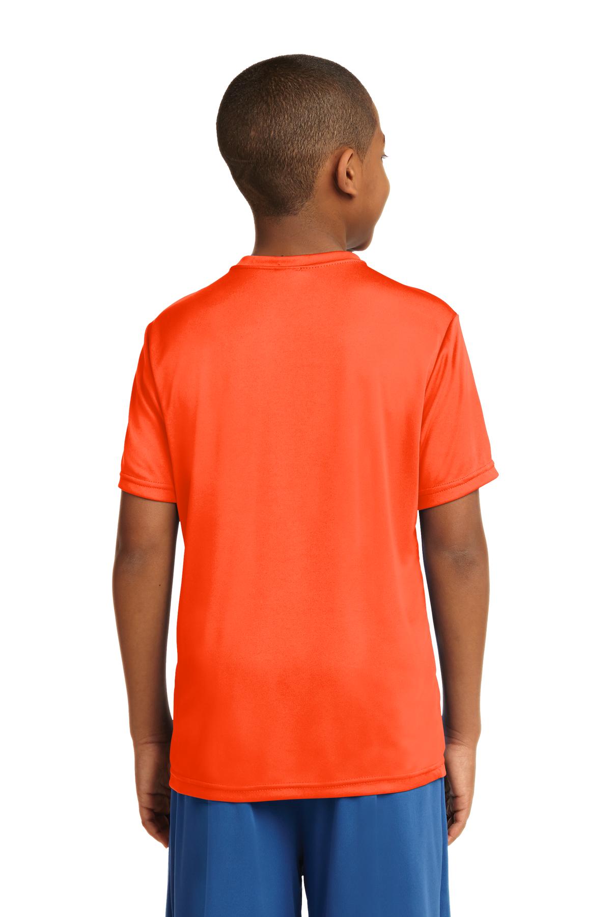 Youth PosiCharge Competitor Tee - Neon Orange