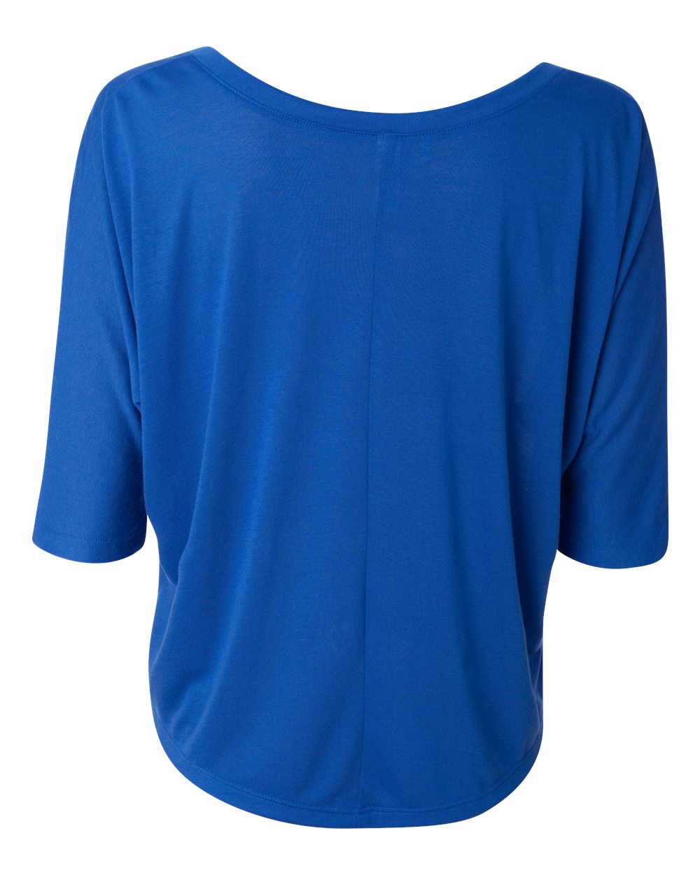 Women's Flowy Boxy Half-Sleeve V-Neck T-Shirt - True Royal