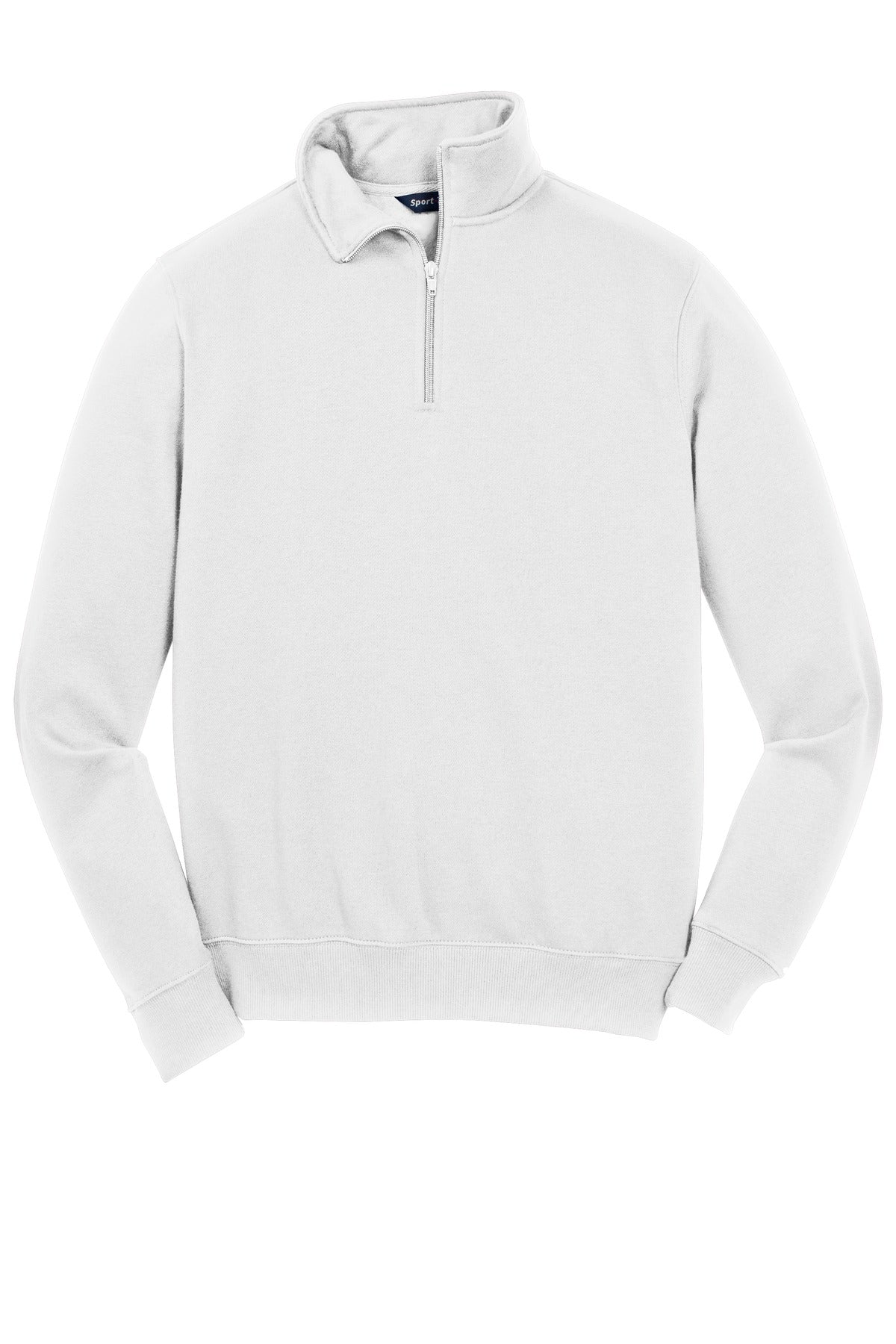 1/4-Zip Sweatshirt - White