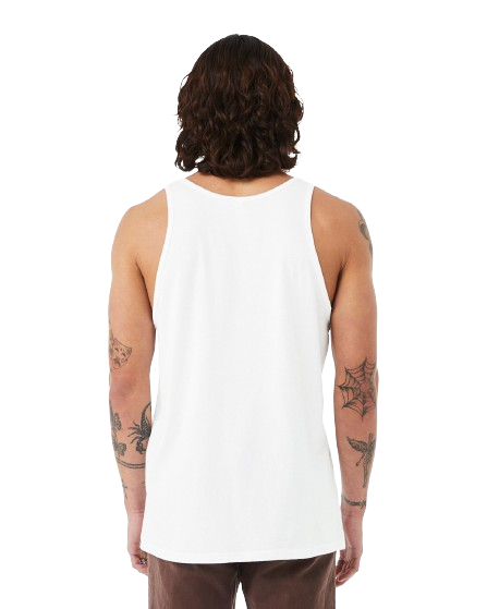 Unisex Heather CVC Tank - Solid White Blend
