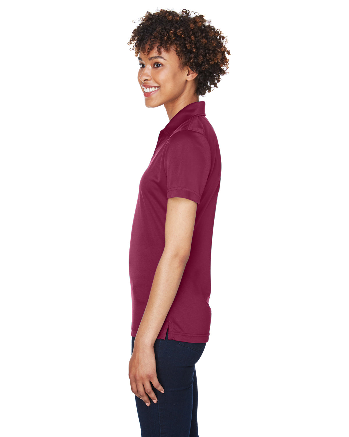 Women's Cool & Dry Sport Performance Interlock Polo - Maroon