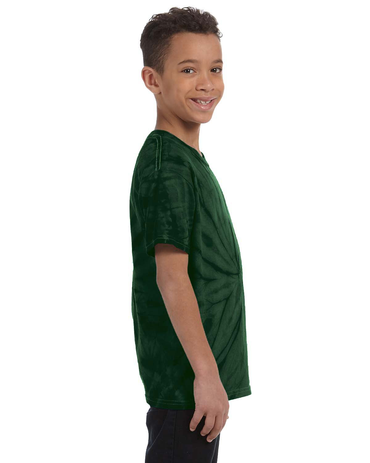 Youth 100% Cotton Spider T-Shirt - Spider Green
