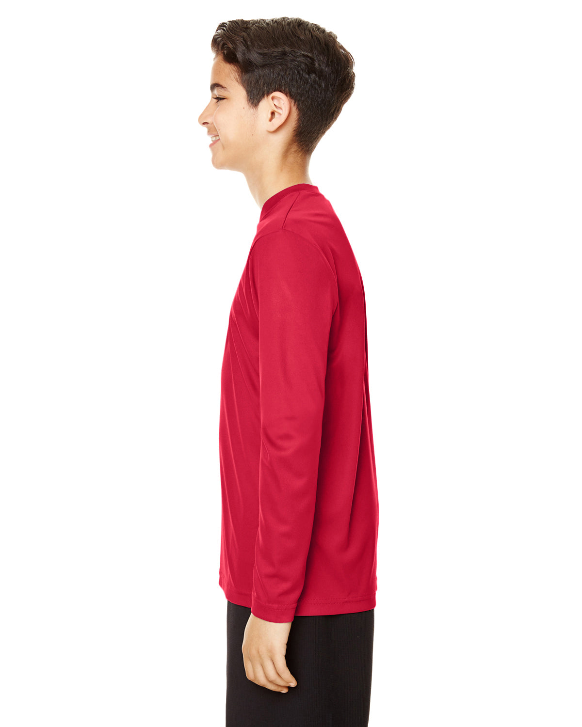 Youth Zone Performance Long-Sleeve T-Shirt - Sport Red