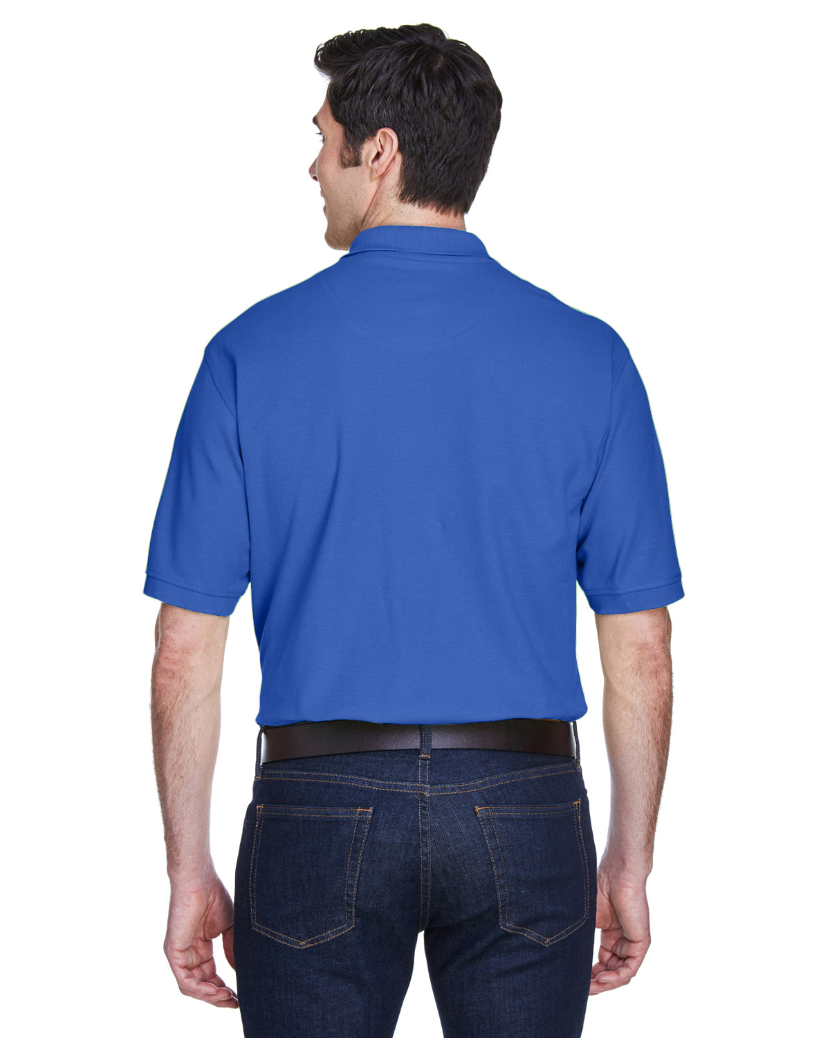 Men's Whisper Piqué Polo - Royal