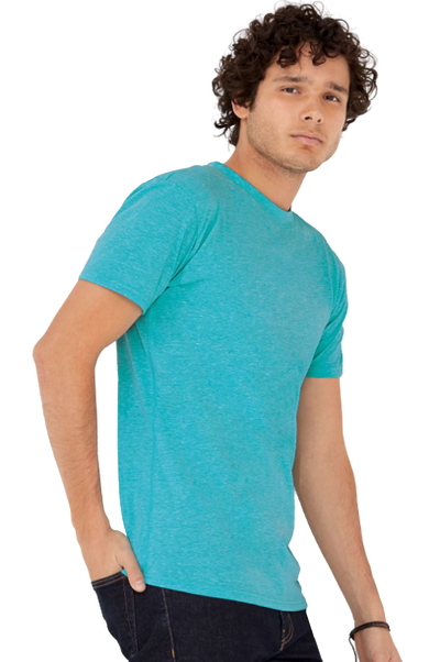 Harborside Melange T-Shirt - Caribbean Melange