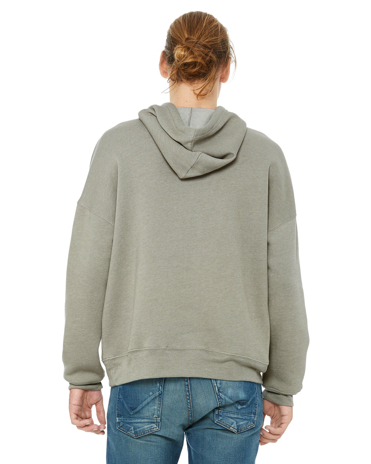 Unisex Sponge Fleece Pullover DTM Hoodie - Heather Stone