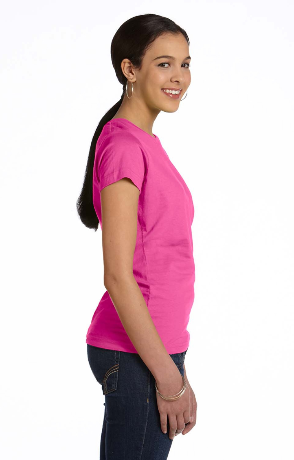 Women's Fine Jersey T-Shirt - Raspberry