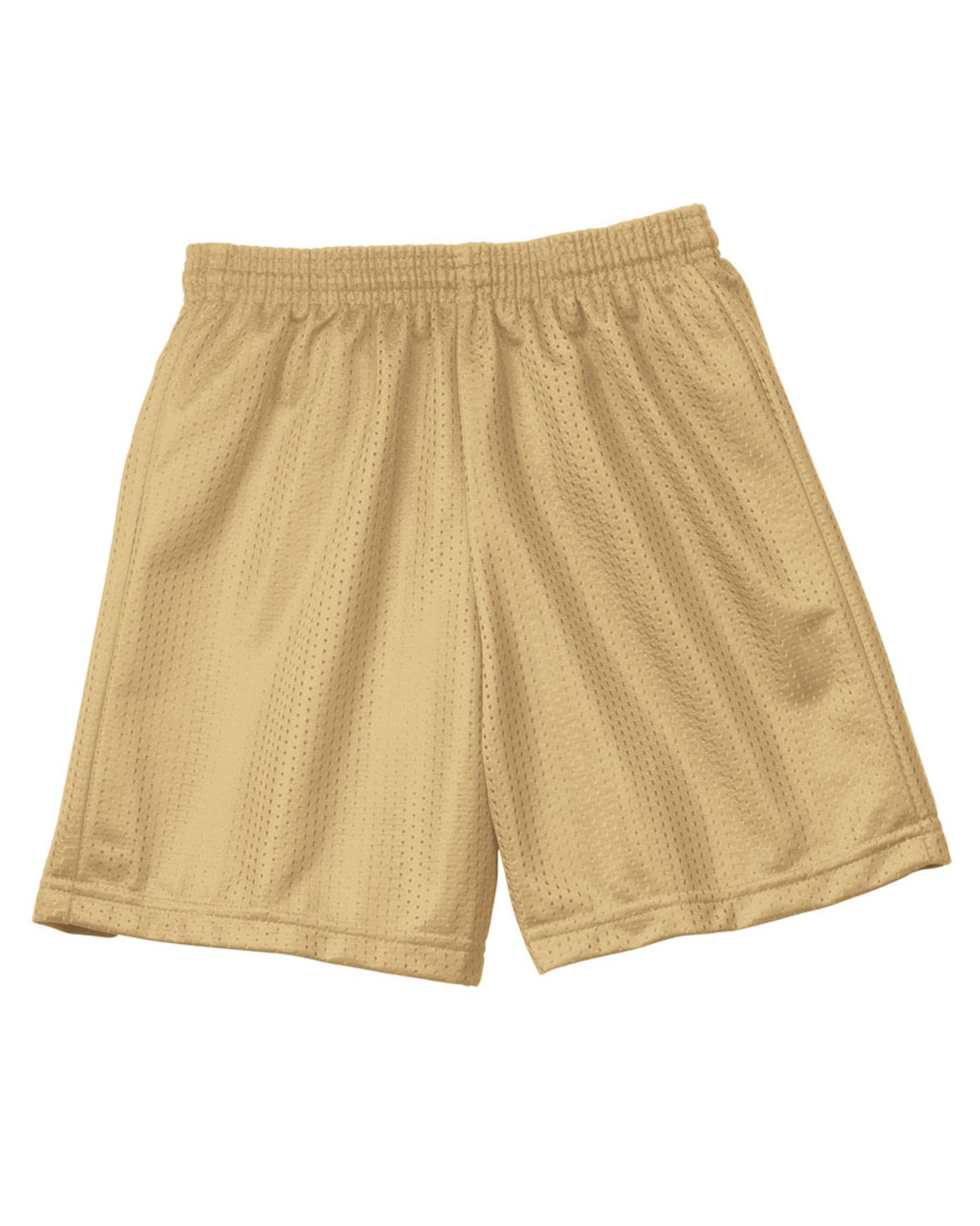 Youth Six Inch Inseam Mesh Short - Vegas Gold