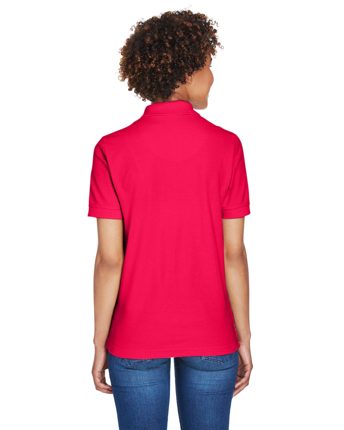 Women's Whisper Piqué Polo - Red