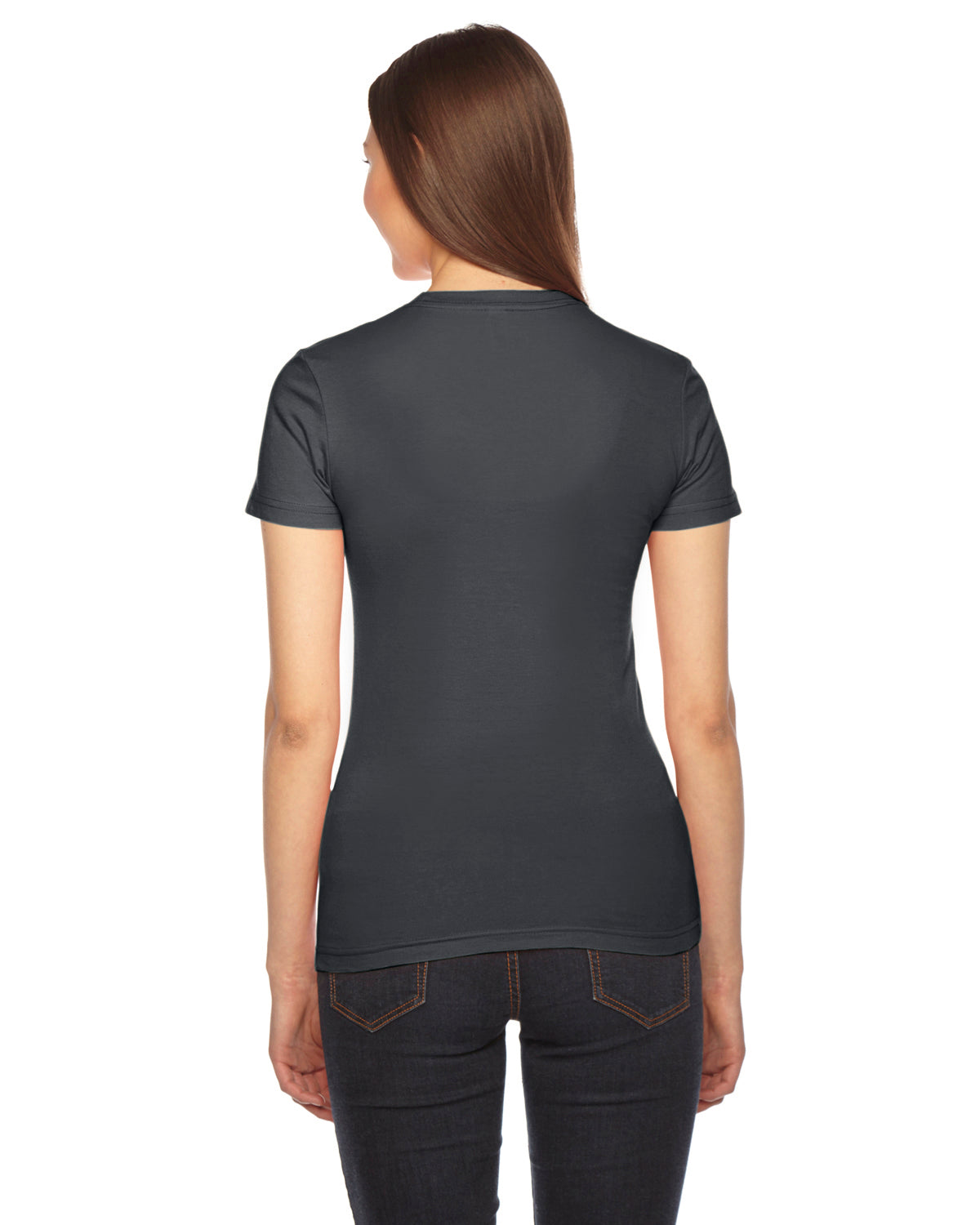 Women's Fine Jersey Short-Sleeve T-Shirt - Asphalt