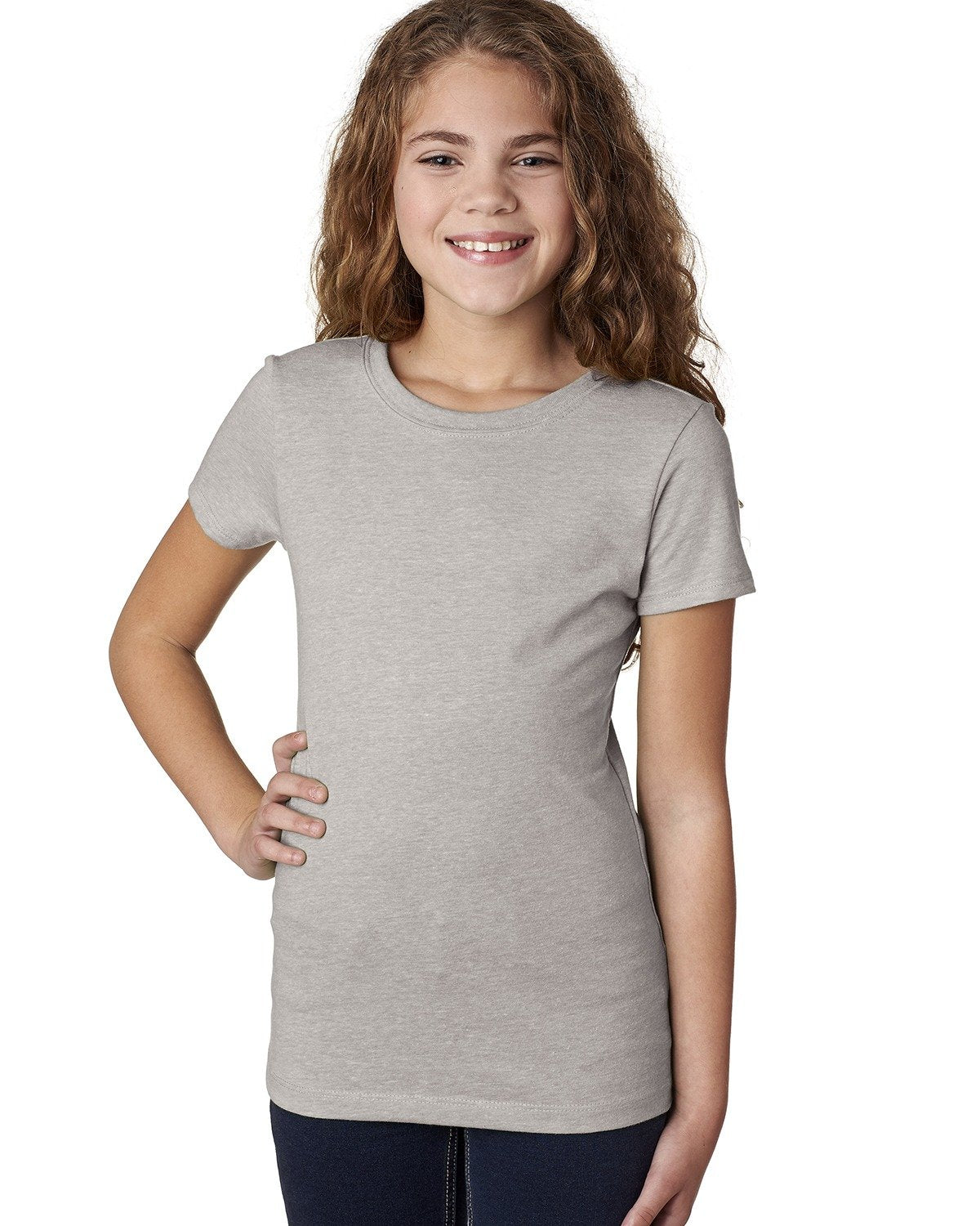 Girl's Youth Princess CVC T-Shirt - Silk