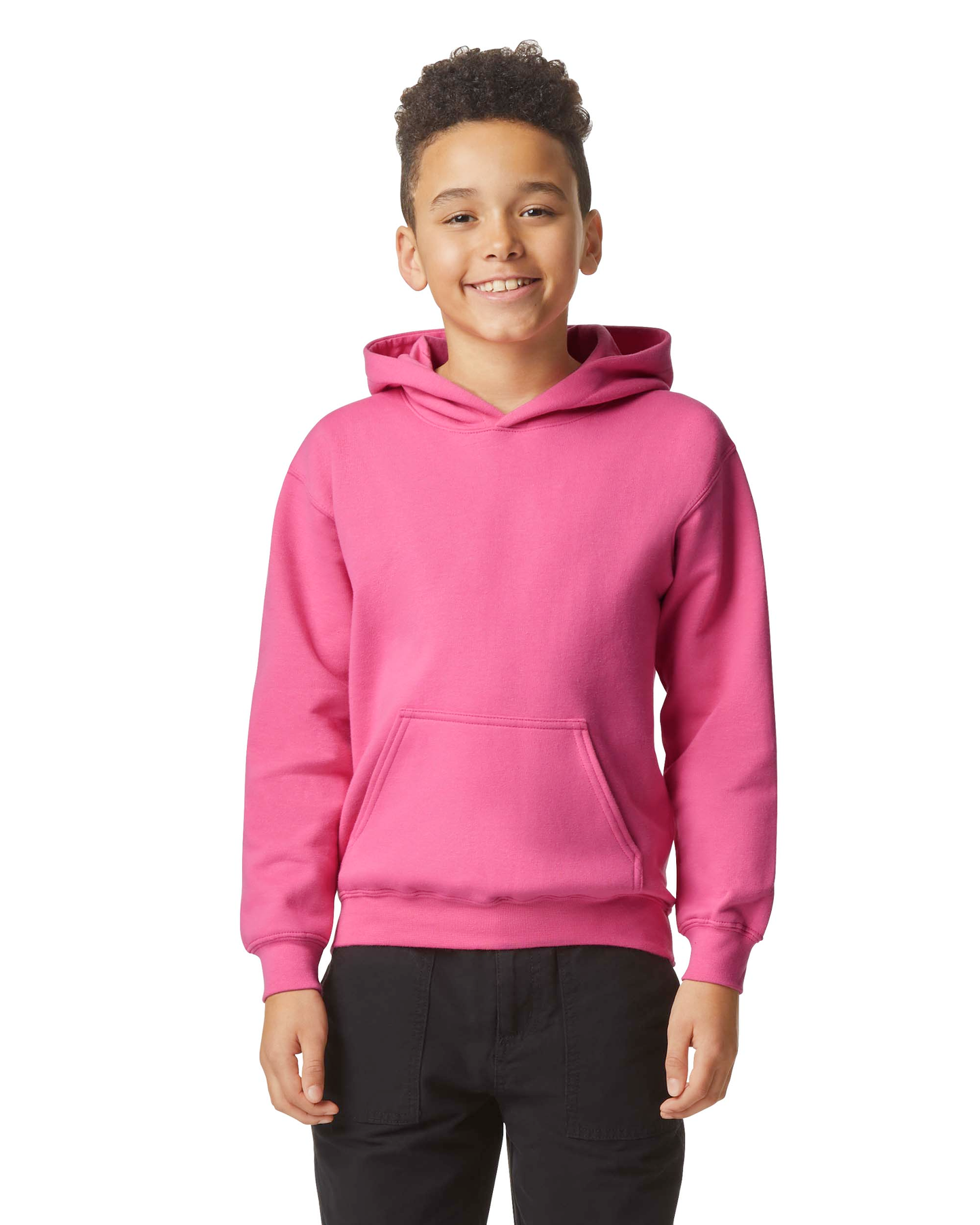 Youth Softstyle Midweight Fleece Hoodie - Pink Lemonade