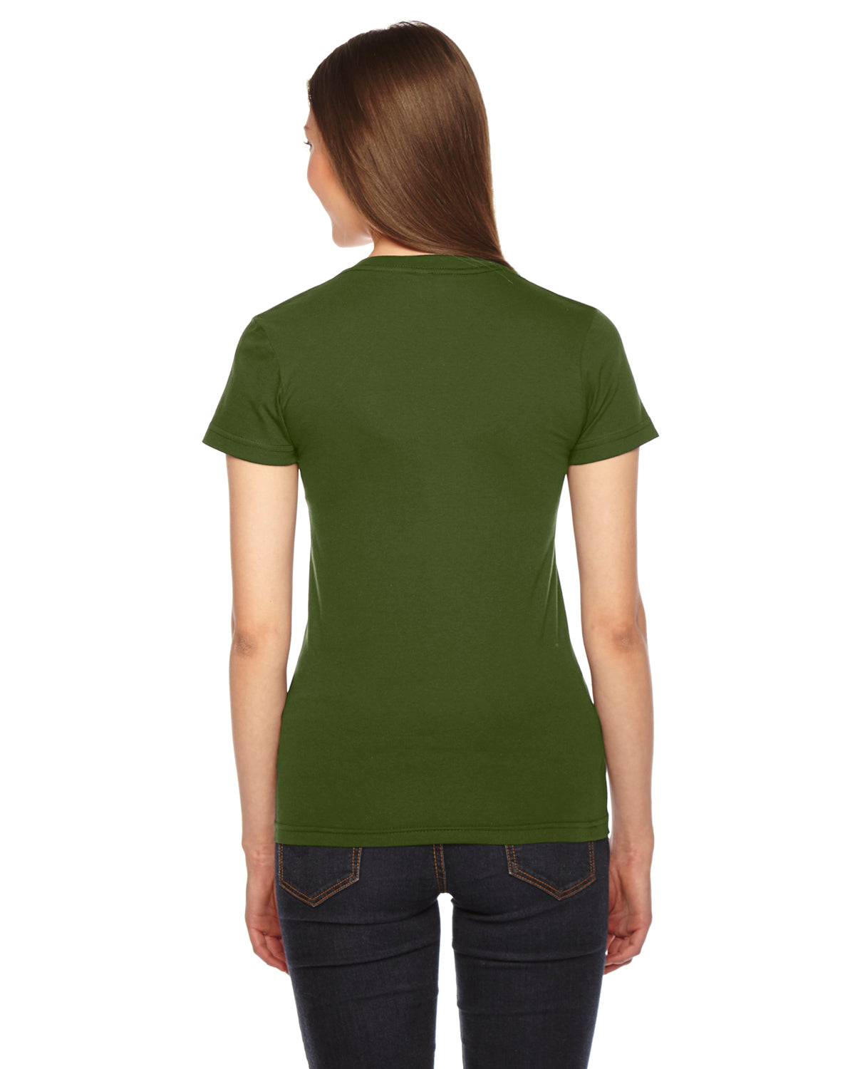 Women's Fine Jersey Short-Sleeve T-Shirt - Olive