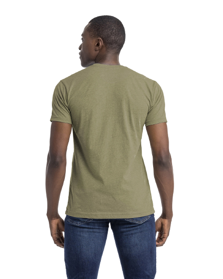 Unisex CVC Crewneck T-Shirt - Light Olive