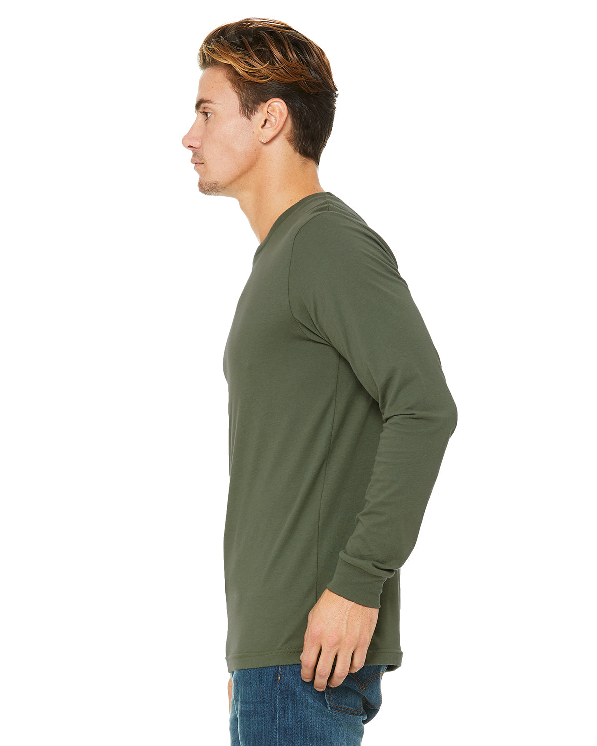 Unisex Jersey Long-Sleeve T-Shirt - Military Green