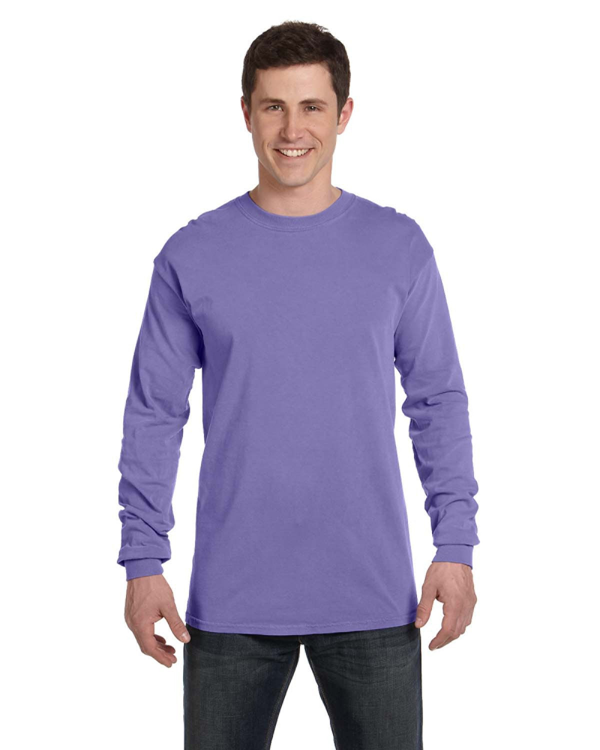 Unisex Heavyweight RS Long-Sleeve T-Shirt - Violet