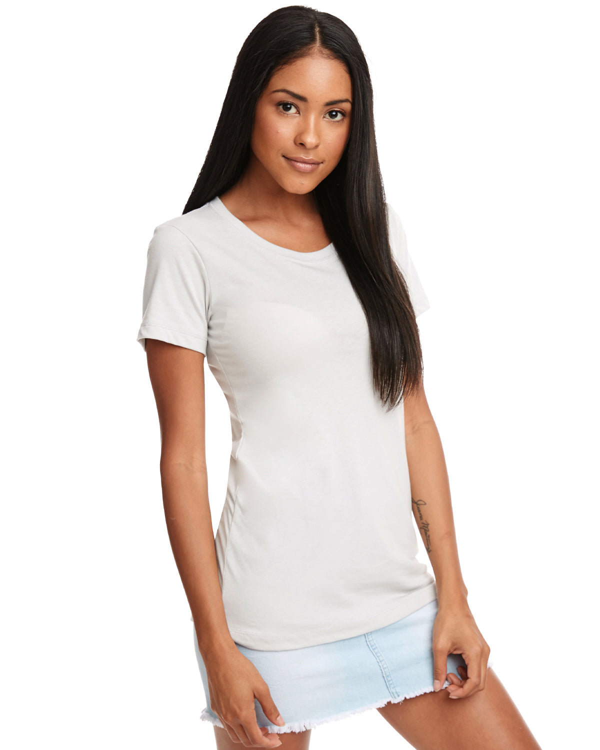 Women's 'Junior Fit' Ideal T-Shirt - Silver