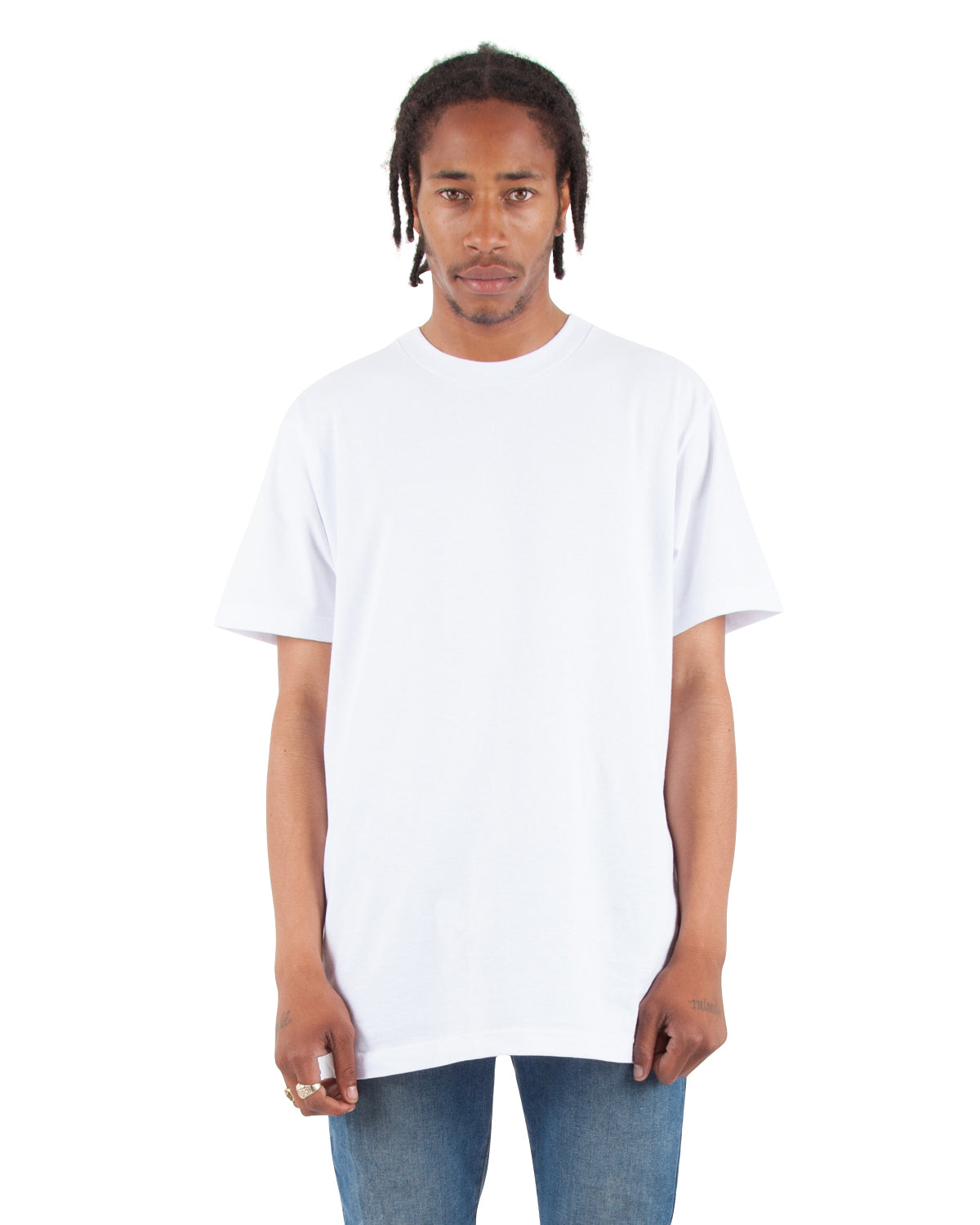 Unisex Active Short-Sleeve Crewneck T-Shirt - White