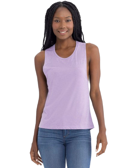 Women's Festival Muscle Tank - Lavender