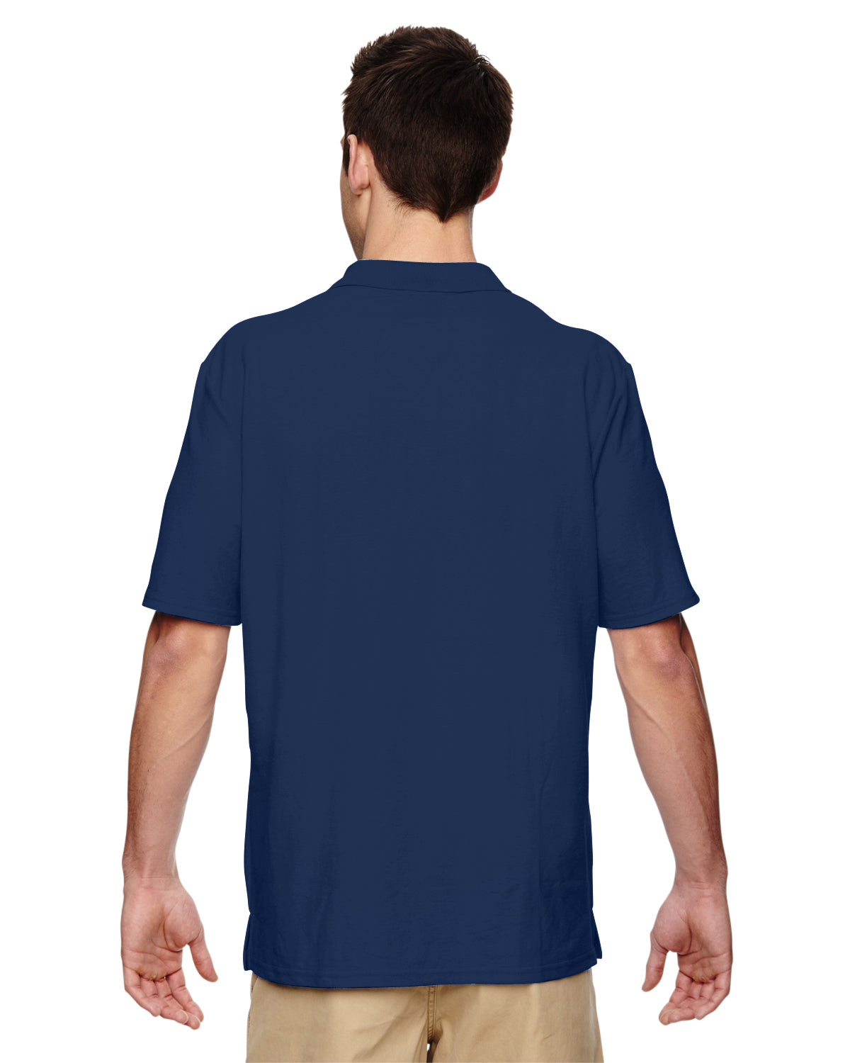 Unisex Double Piqué Polo - Navy