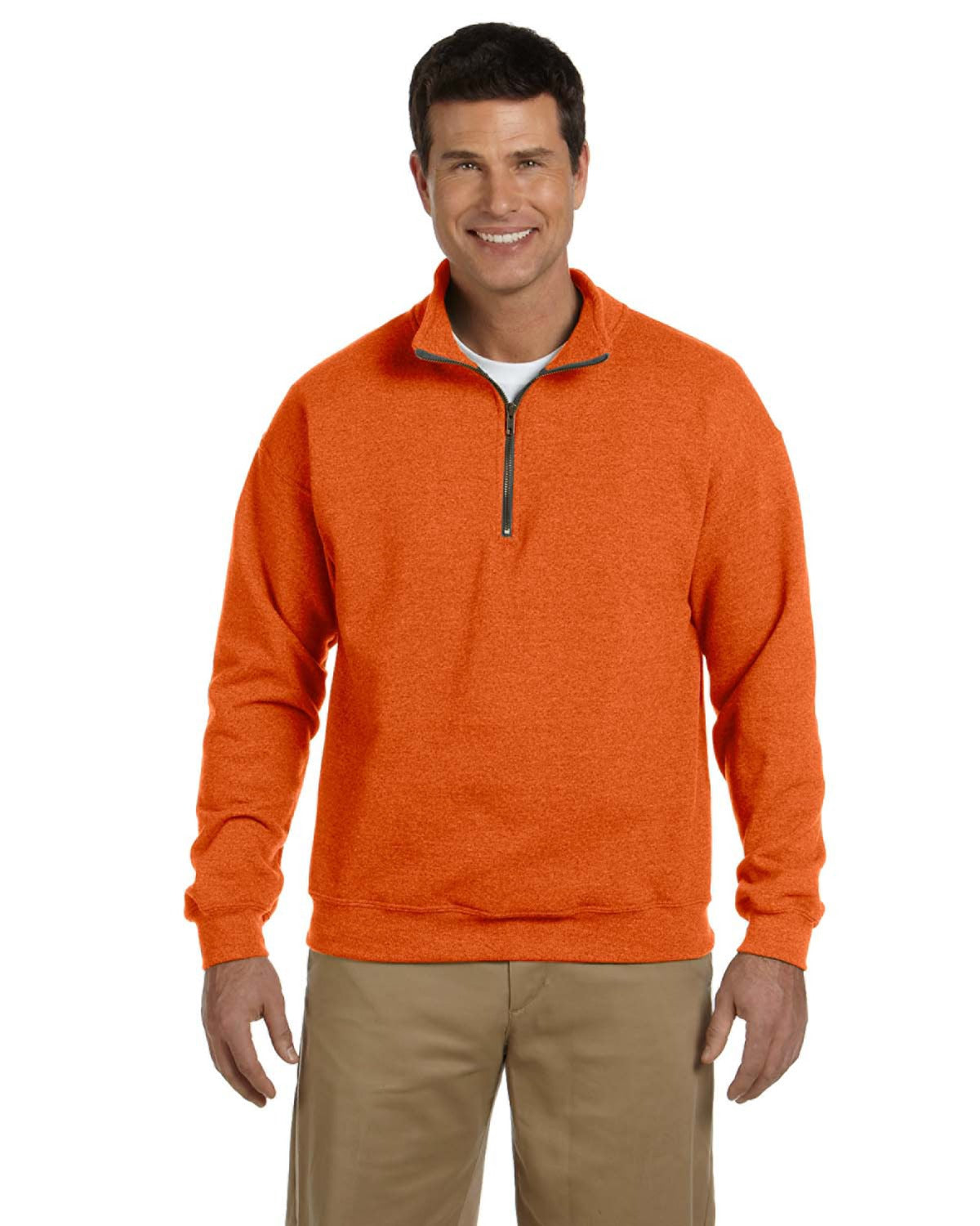 Unisex Heavy Blend™  Vintage Cadet Collar Sweatshirt - Orange