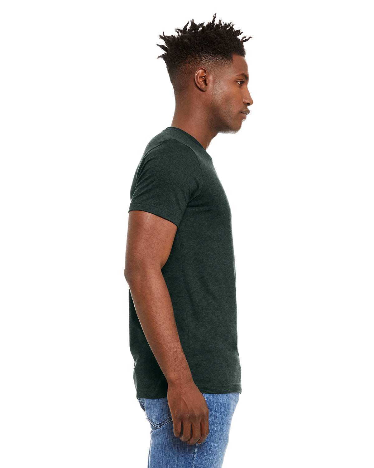 Unisex Heather CVC T-Shirt - Heather Emerald