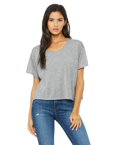 Women's Flowy Boxy T-Shirt - Heather Athletic