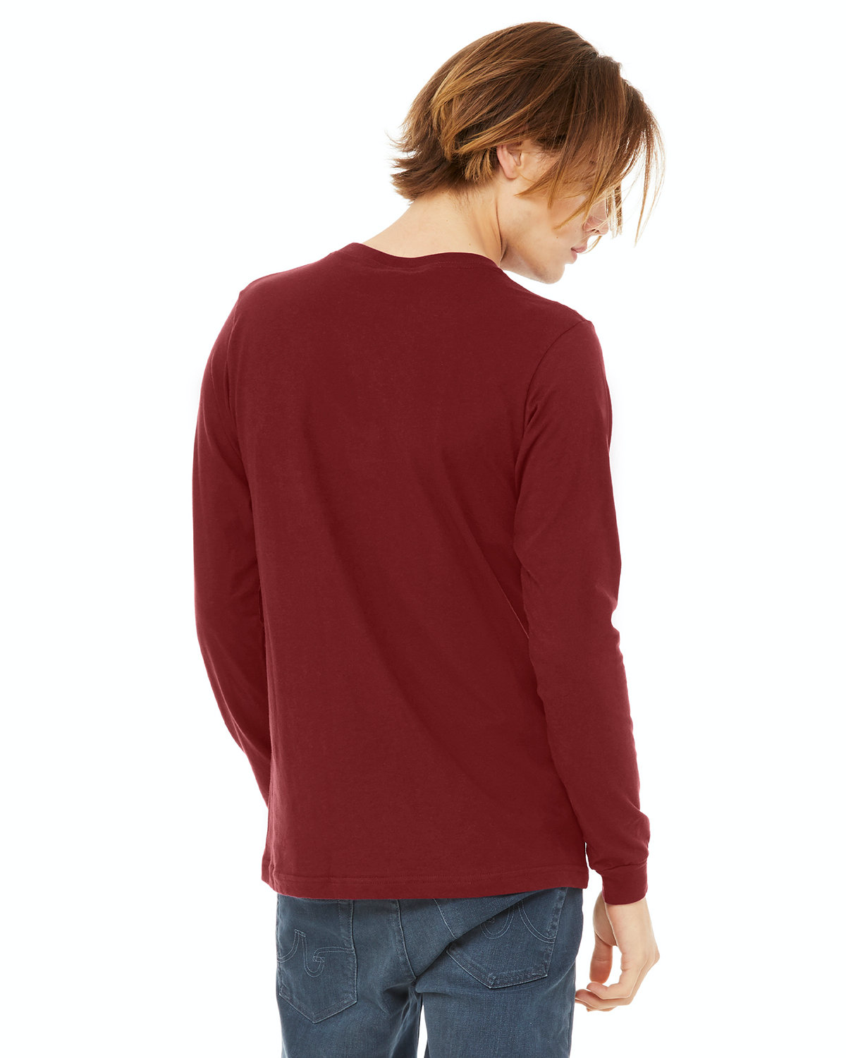 Unisex Jersey Long-Sleeve T-Shirt - Cardinal