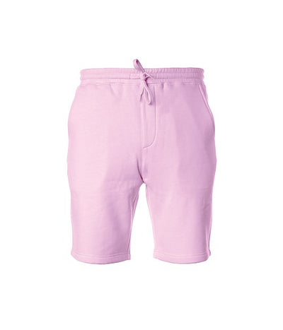 Unisex Midweight Fleece Shorts - Light Pink