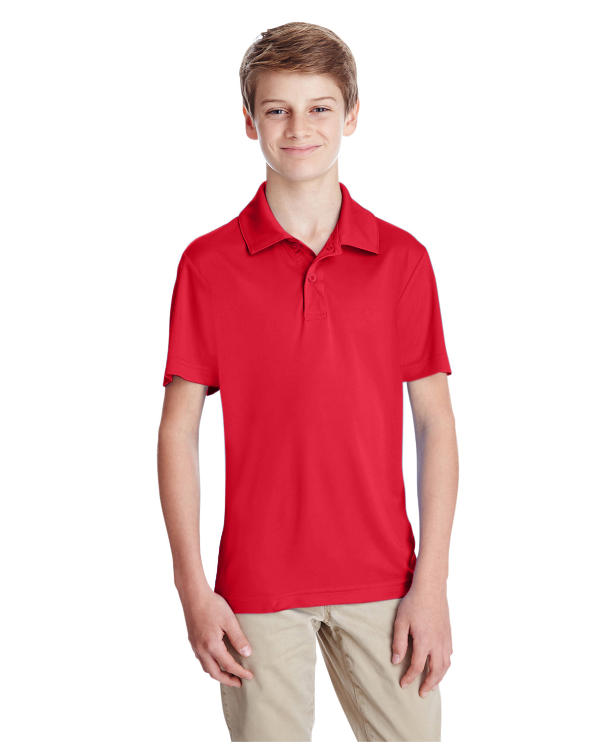 Youth Zone Performance Polo - Sport Red